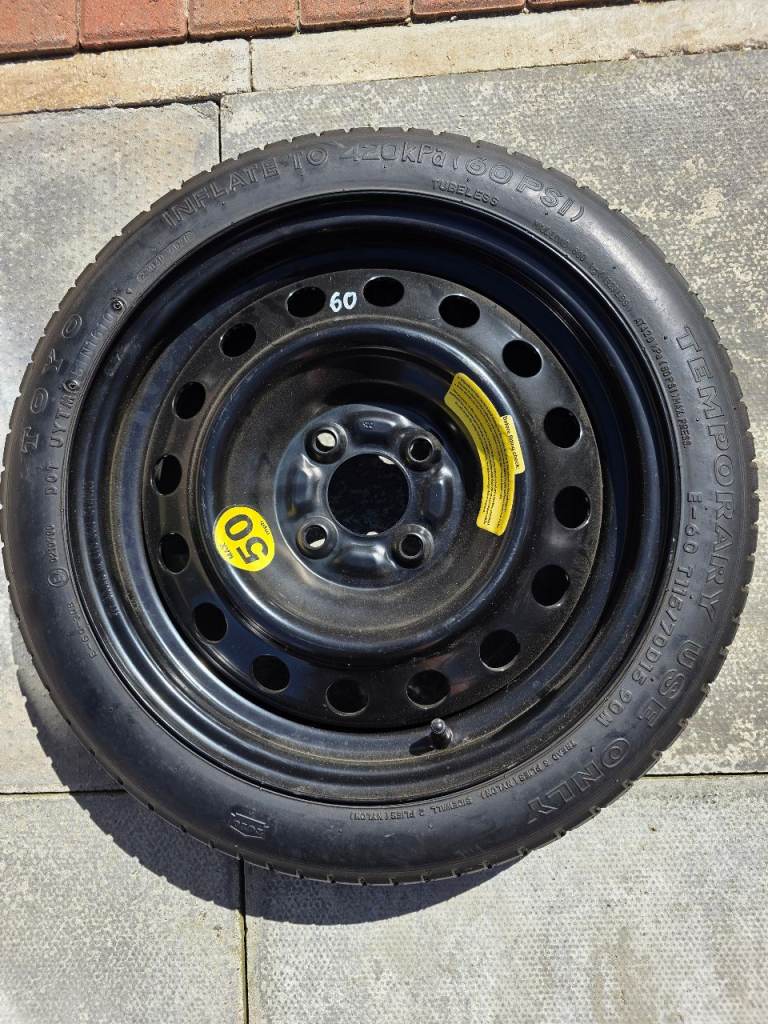 Get you home wheel kit 15'' Space Saver Tyre and Accessories
