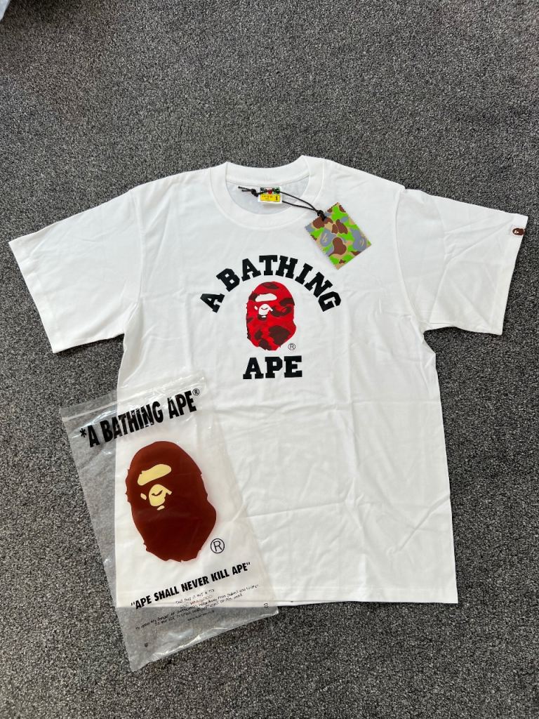 A Bathing Ape T-shirt – White, New with Tags