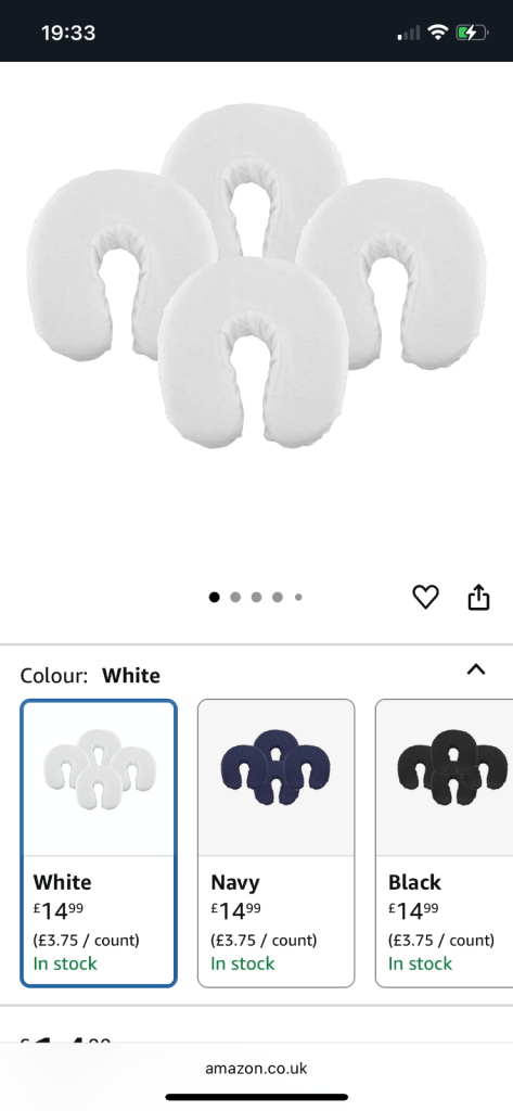 Face cradle covers for massage table