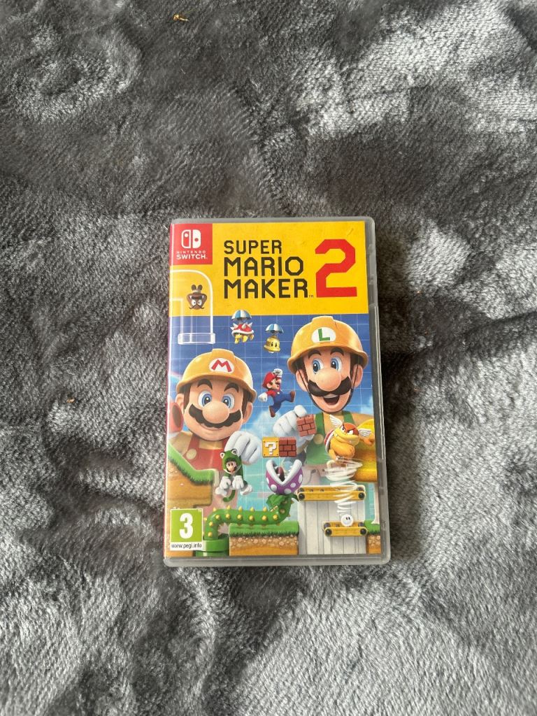 Nintendo Switch Super Mario Maker 2 Game – Good Condition