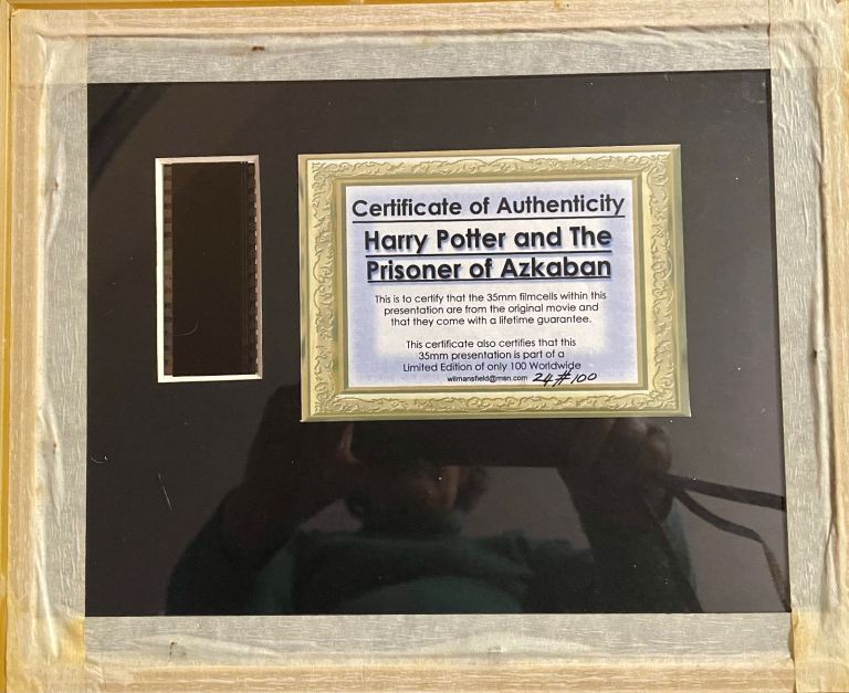 Harry Potter and The Prisoner of Azkaban COA Film Cells Framed