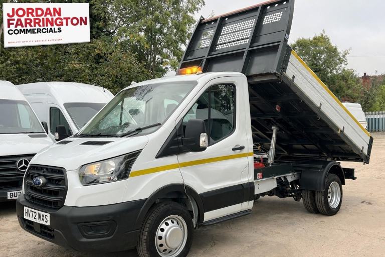 2022 72 reg FORD TRANSIT 350 EURO 6 ALLOY BODY RWD DRW SINGLE CAB TIPPER