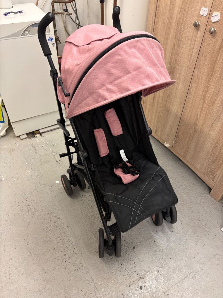 Cuggl Pink Stroller – Good Condition, £25.00 for Sale