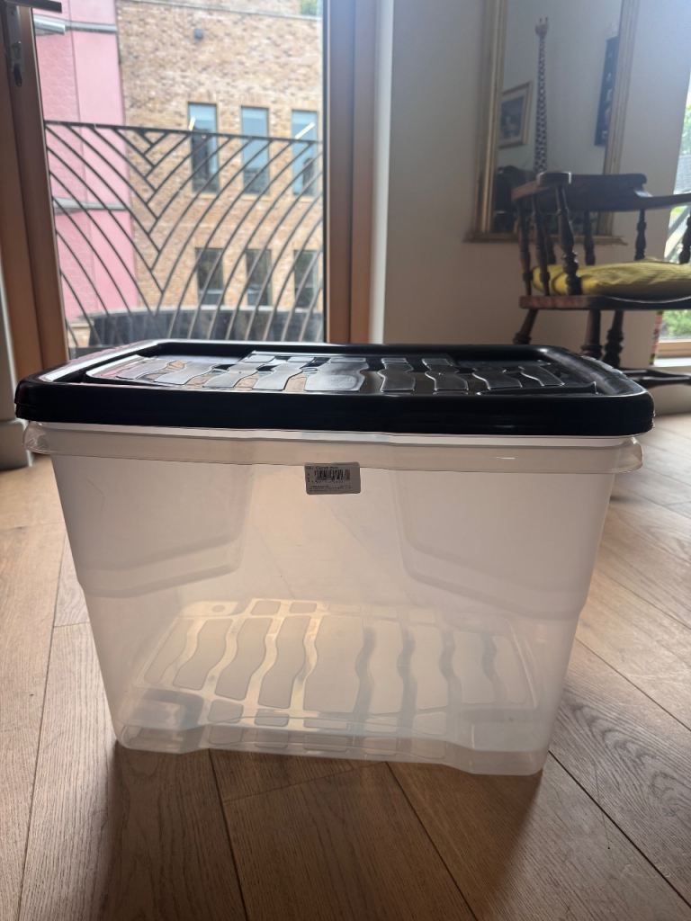 3 x Strata 65L Curve Storage Boxes