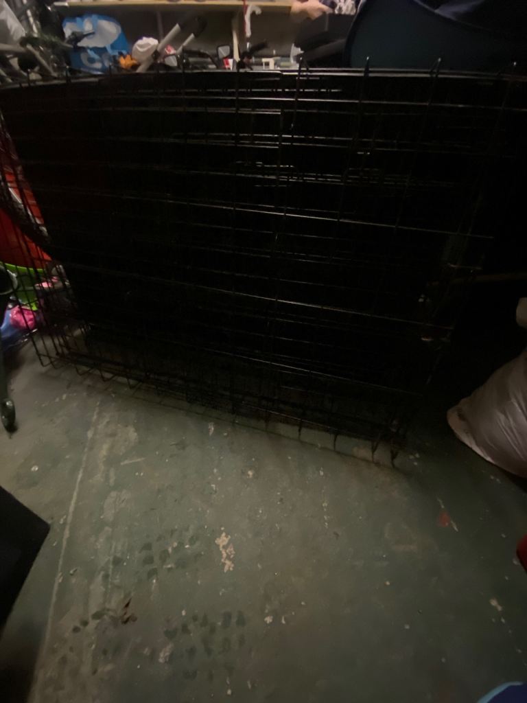 Large dog crate