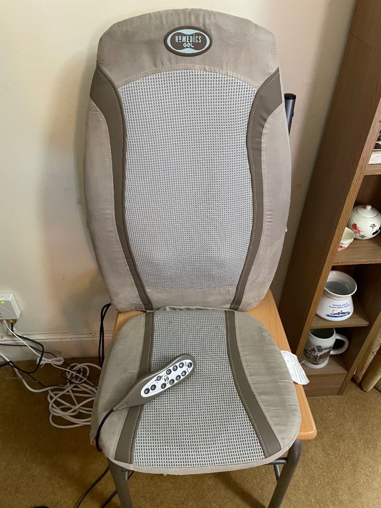 Homedics Back Shiatsu Massage Chair Seat with heat setting