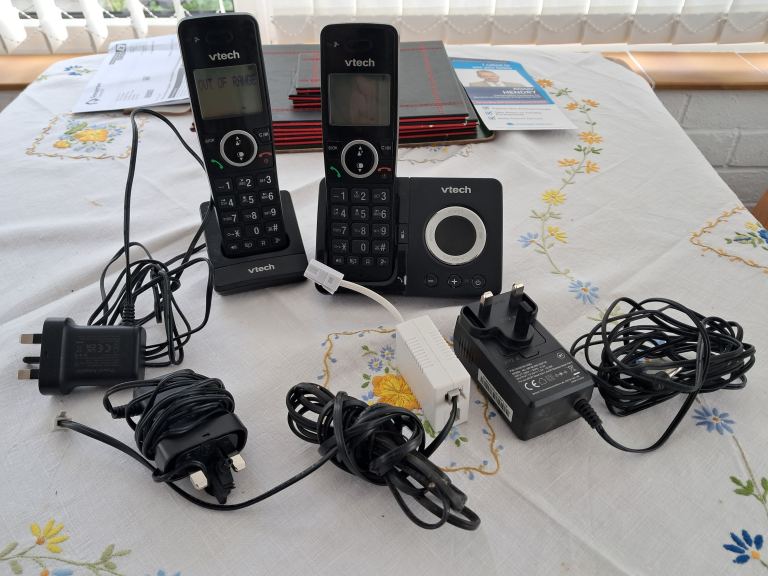 Vtech Cordless Home Phones with Answering Machine – Good Condition