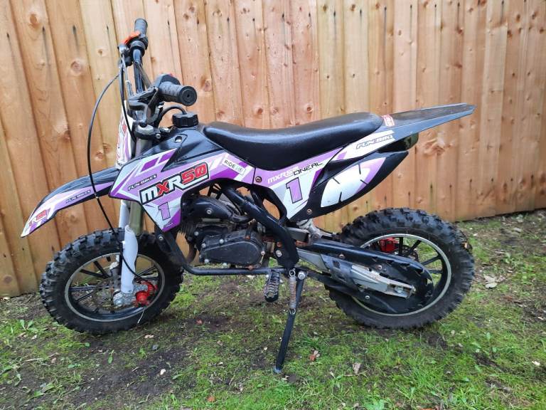 Fun Bikes MXR 50cc Black and Pink