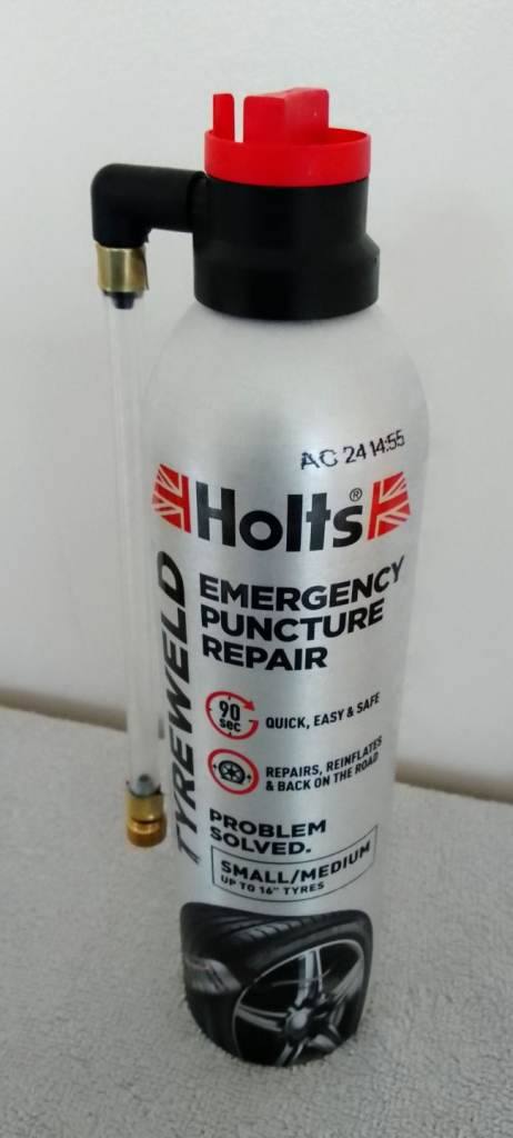 HOLTS CAR TYREWELD EMERGENCY PUNCTURE REPAIR SEALANT KIT. (BRAND NEW/UNUSED)
