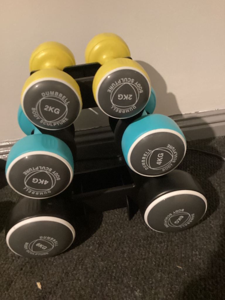 Weights good as new need gone 
