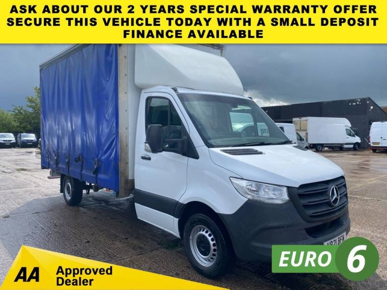 2021 21 MERCEDES-BENZ SPRINTER 2.1 316 CDI PROGRESSIVE L3 LUTON BOX HALF CURTAIN