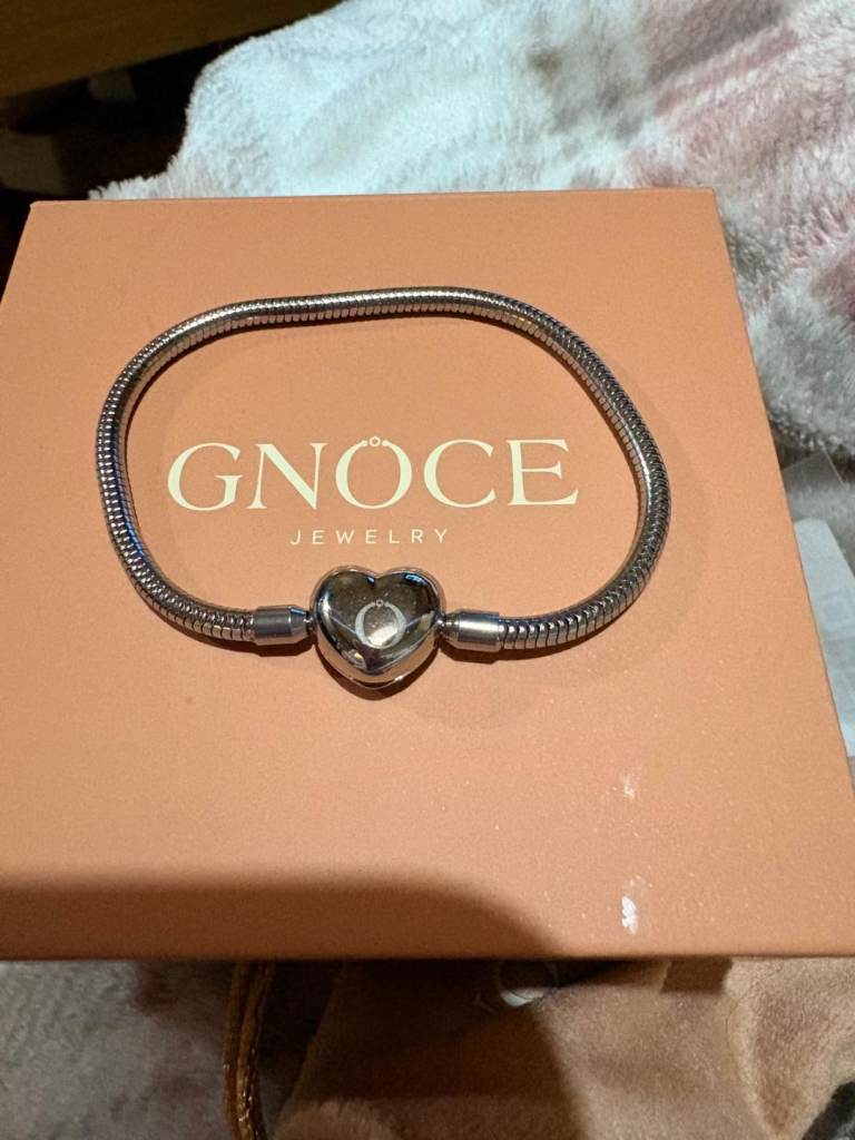 GNOCE bracelet for charms 21cm  IN THE STYLE OF PANDORA new in gift box