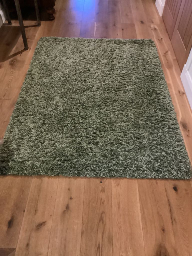 Sage green rug