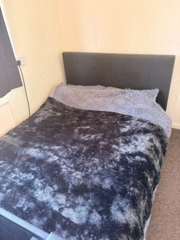 Grey Double Bed Frame – Good Condition, £50.00 for Sale