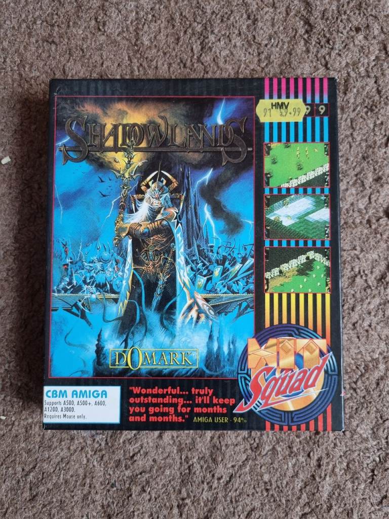 Commodore Amiga Shadowlands Video Game Rare Vintage