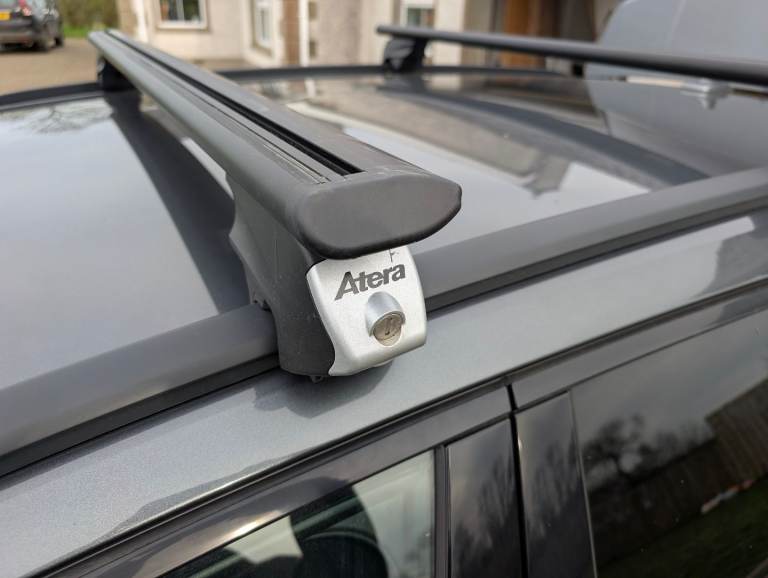 Atera aluminium aero roof bars. Audi A4 Avant B9