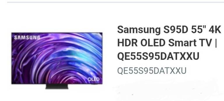 55" Samsung OLED smart TV & One Connect box