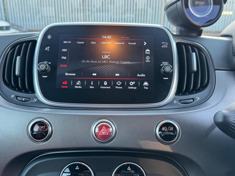 2018 Abarth 595 1.4 T-Jet Turismo Euro 6 3dr HATCHBACK Petrol Manual