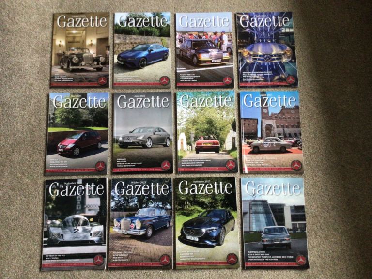 Full (all12) 2025 editions of The Mercedes Benz Club magazine