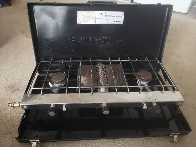 Yellowstone Camping Stove with Grill for refurbush, spares or repair