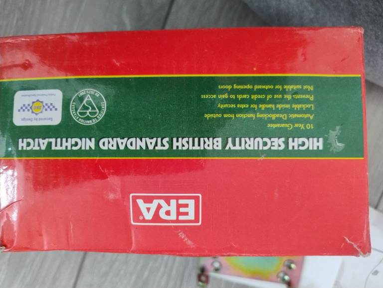 ERA Nightlatch 60mm sat cyl-sat nick body BNIB