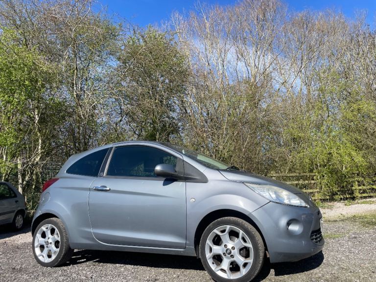 FORD KA 1.2 TATTOO 10 REG BLACK LEATHER  JUNE 5TH 2026 TAX £35 SERVICE HISTORY LOW INSURANCE 