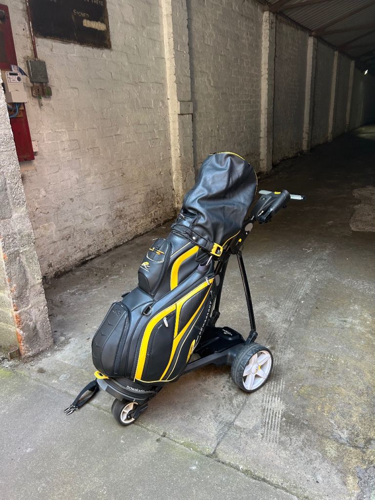 Powakaddy trolley and bag