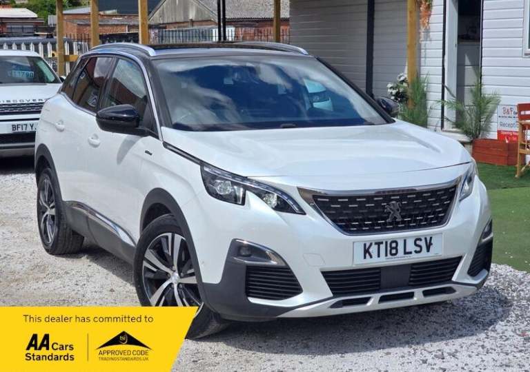 2018 Peugeot 3008 1.2 PureTech GT Line Euro 6 (s/s) 5dr HATCHBACK Petrol Manual