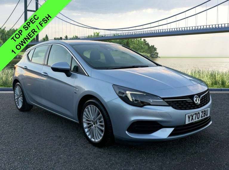 2020 Vauxhall Astra 1.2 Turbo Elite Nav Hatchback 5dr Petrol Manual Euro 6 (s/s) (145 ps) Hatchba...