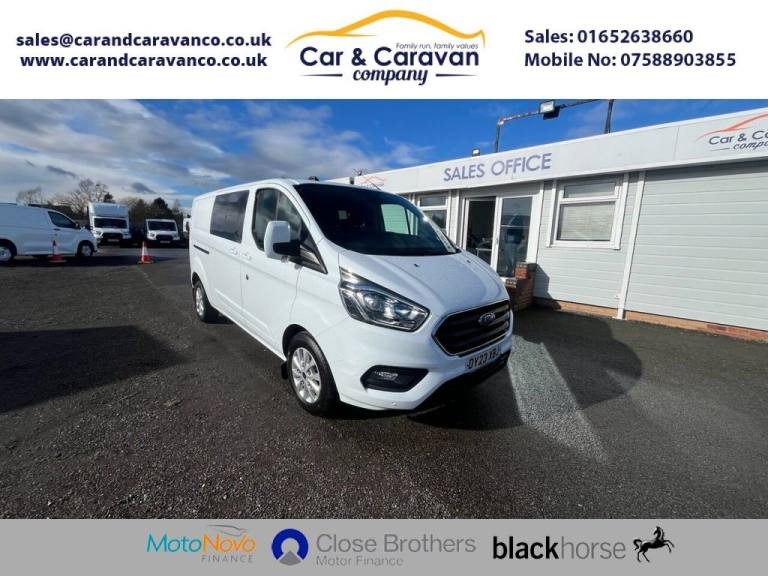 2023 23 FORD TRANSIT CUSTOM 2.0 320 ECOBLUE LIMITED CREW VAN DOUBLE CAB 5DR DIES