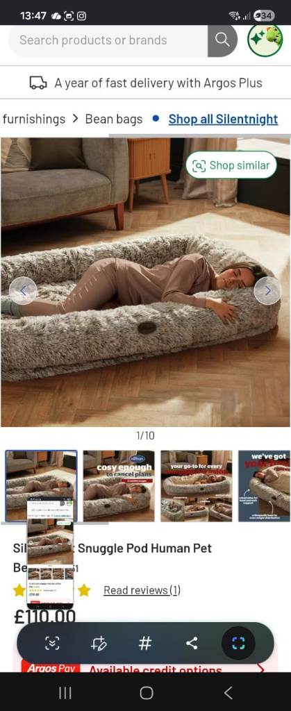 Human / Dog bed