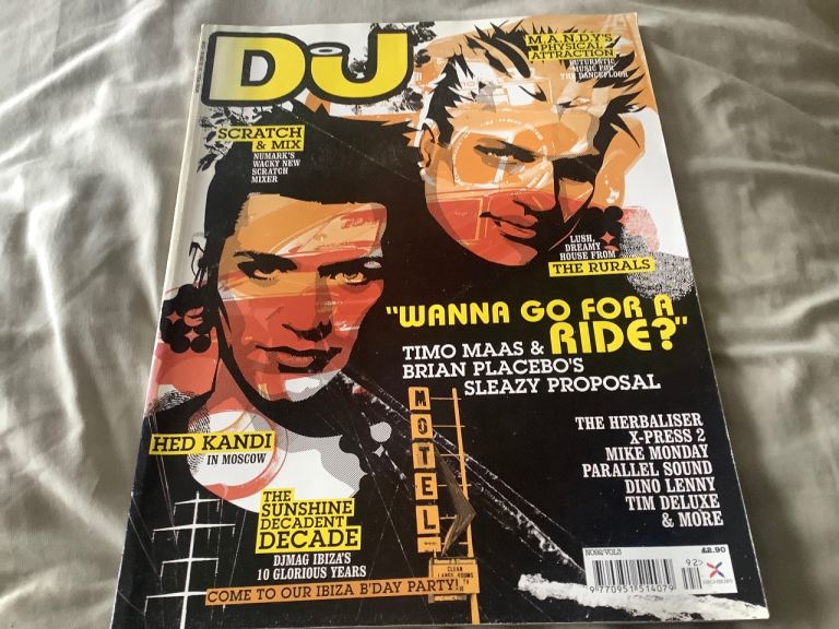 DJ MAGAZINE JUNE 2005 TIMO MAAS MANDY HOUSE TECHNO MUSIC 