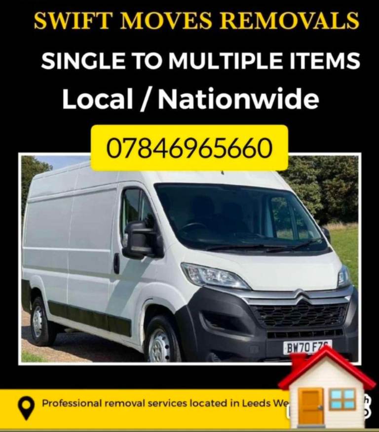 Man And Van - Movers & Removal Service - Leeds Based - Nationwide! ✔️Motorbike transport breakdown