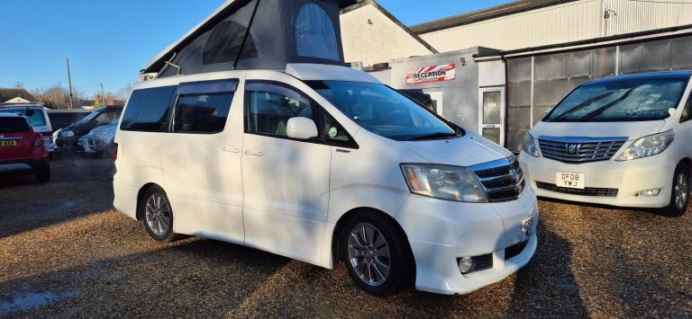 Toyota Alphard 4 Berth Campervan with Pop Top
