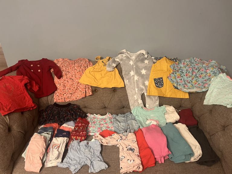 Children's clothing bundle age 9-12 months including winter suit 