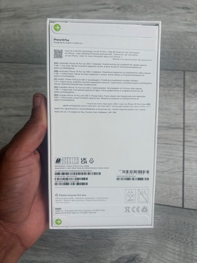 iPhone 16 plus ( Brand New Sealed ) 