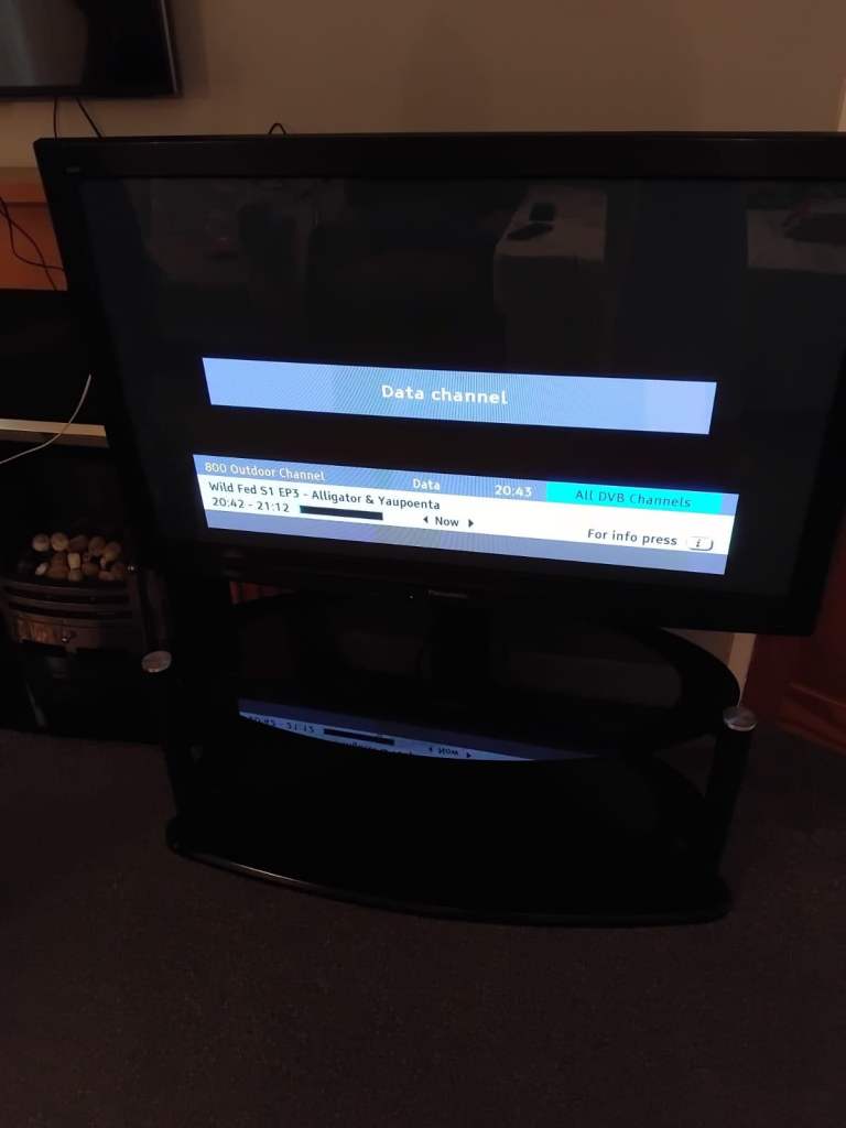 Panasonic TX-P50C2B Plasma TV with Glass Stand