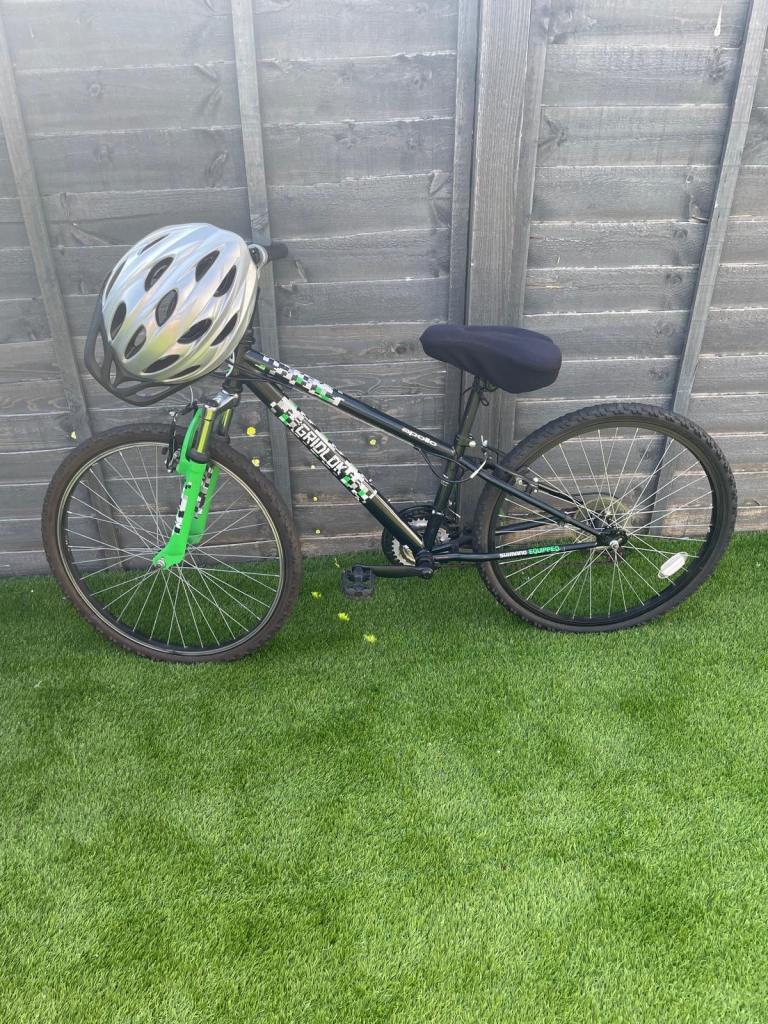Kids Mountain Bike with Helmet – Good Condition