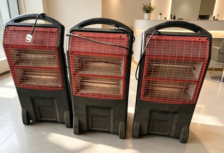 Industrial Electric Heaters rhino TQ3  - Good Condition, Set of 3