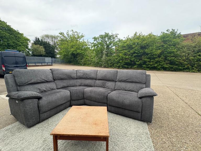 Grey Sofology Electric recliner corner sofa DELIVERY AVAILABLE!