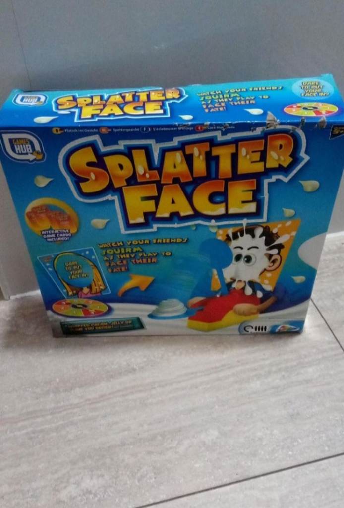 Splatter face game