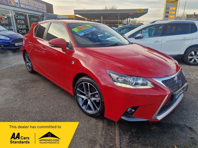 2014 Lexus CT 200h 1.8 F-Sport 5dr CVT Auto HATCHBACK Petrol/Electric Hybrid Automatic