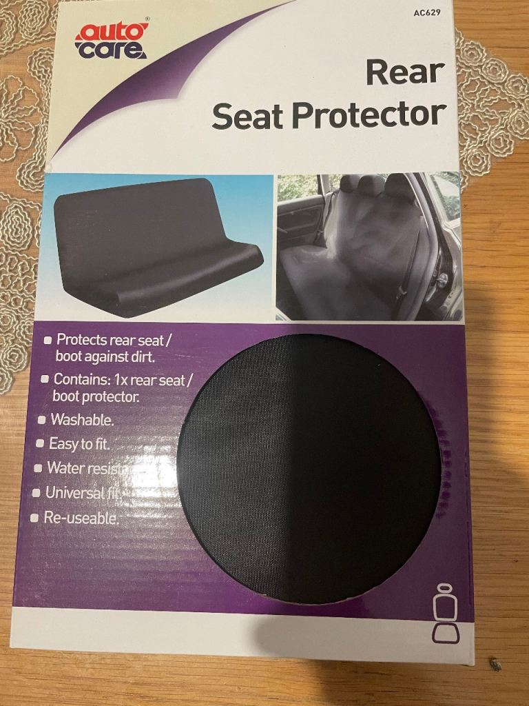 Care Rear Seat Protector AC629 – New, Universal Fit