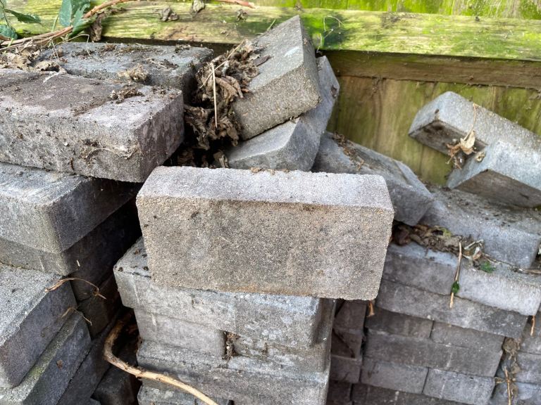 Bricks pavers breeze blocks 