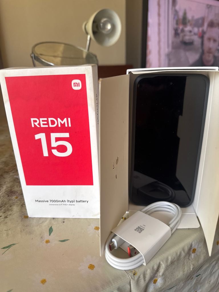 Xiaomi Redmi 15 Mobile Phone – Brand New, Unused