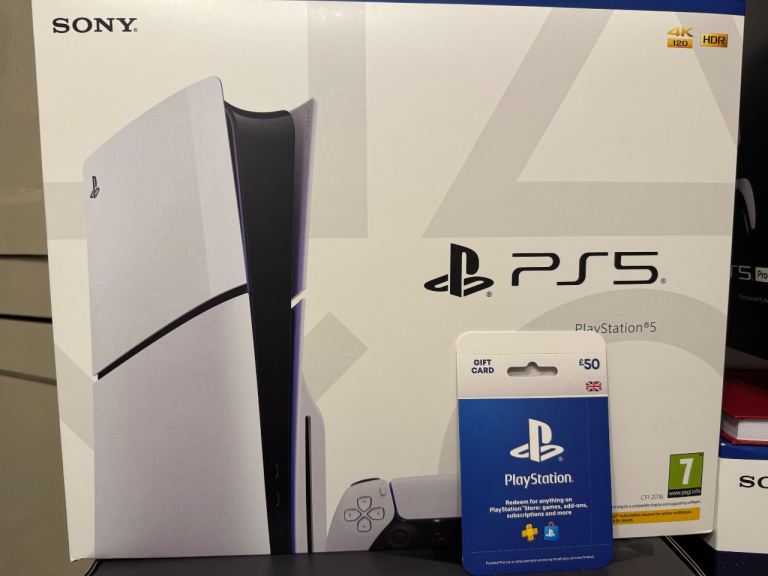 Brand new sealed ps5 slim 1TB disc with £50 card