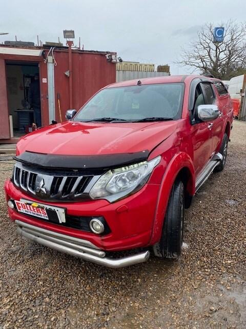 2018 Mitsubishi L200 Double Cab DI-D 178 Warrior 4WD Auto DAMAGED REPAIRABLE SALVAGE PICK UP Dies...