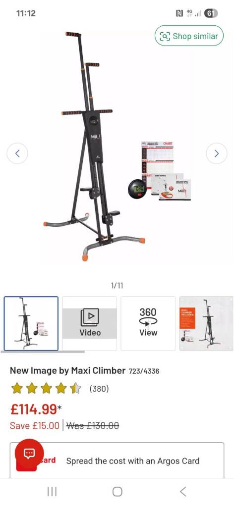 Home gym fitness stepper machine 