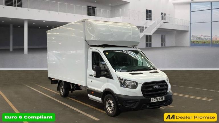 2022 Ford Transit White 2.0 EcoBlue Euro 6 Luton van L4, 72,450 miles, ULEZ compliant, 6-Spee LUT...