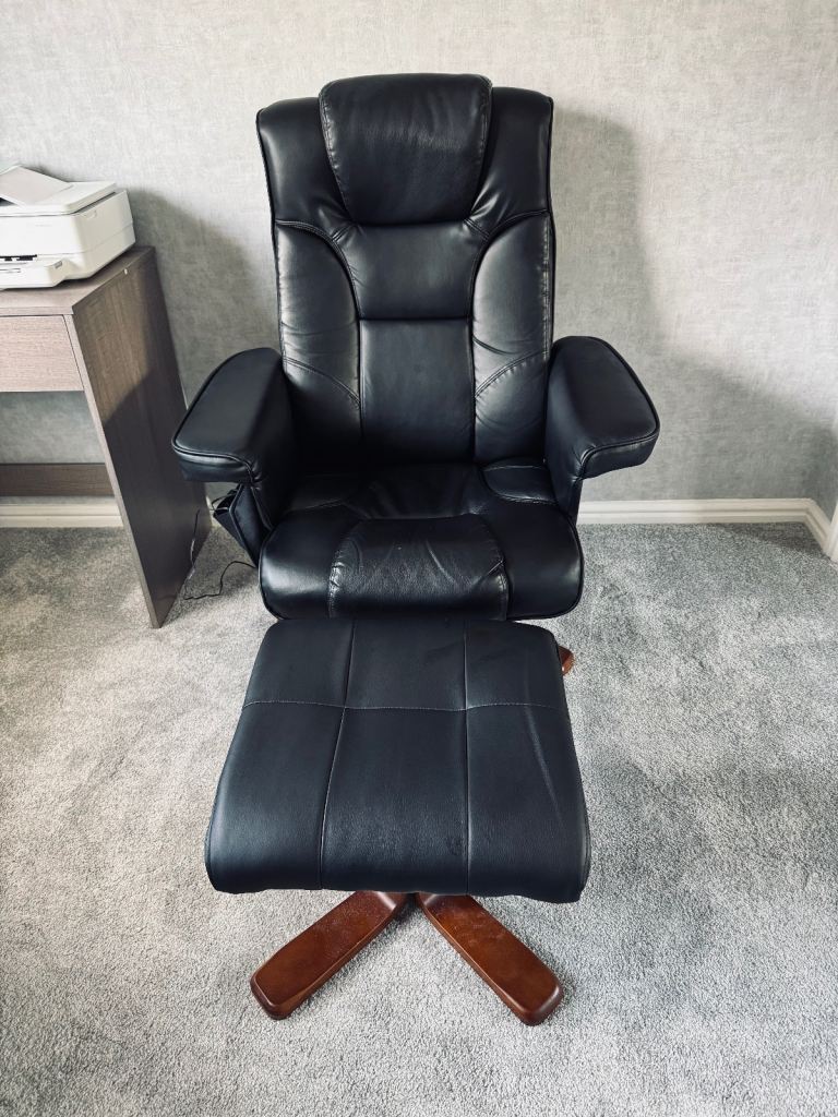image for Heated Massage Chair and Footstool